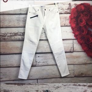 Zara mid rise Moto jeans